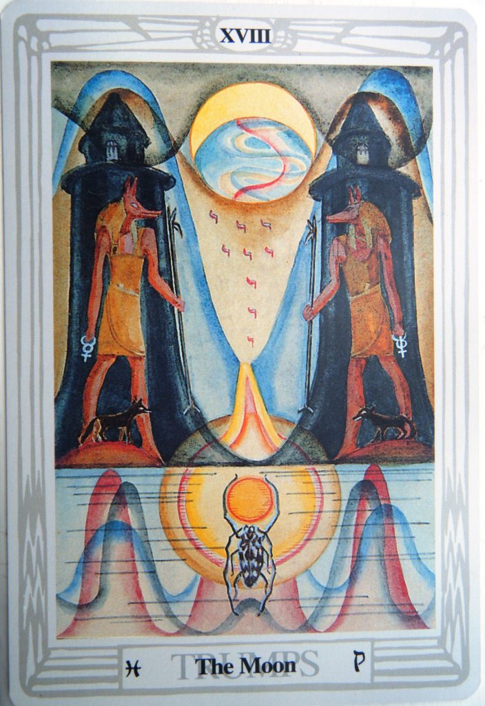 Thoth Moon Tarot Card