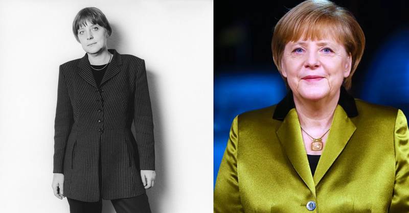 Ангела Меркель в молодости
