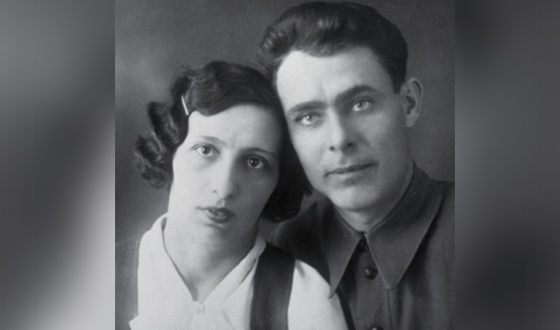 Молодой Леонид Брежнев с женой Викторией Денисовой