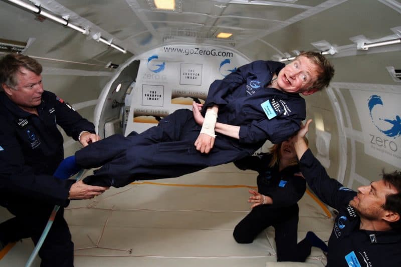 Стивен Хокинг в космосе