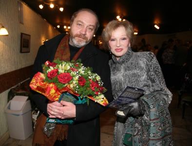 Людмила Гурченко с мужем Сергеем Сениным