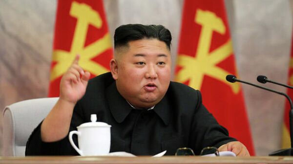 Председатель Трудовой партии Кореи Ким Чен Ын