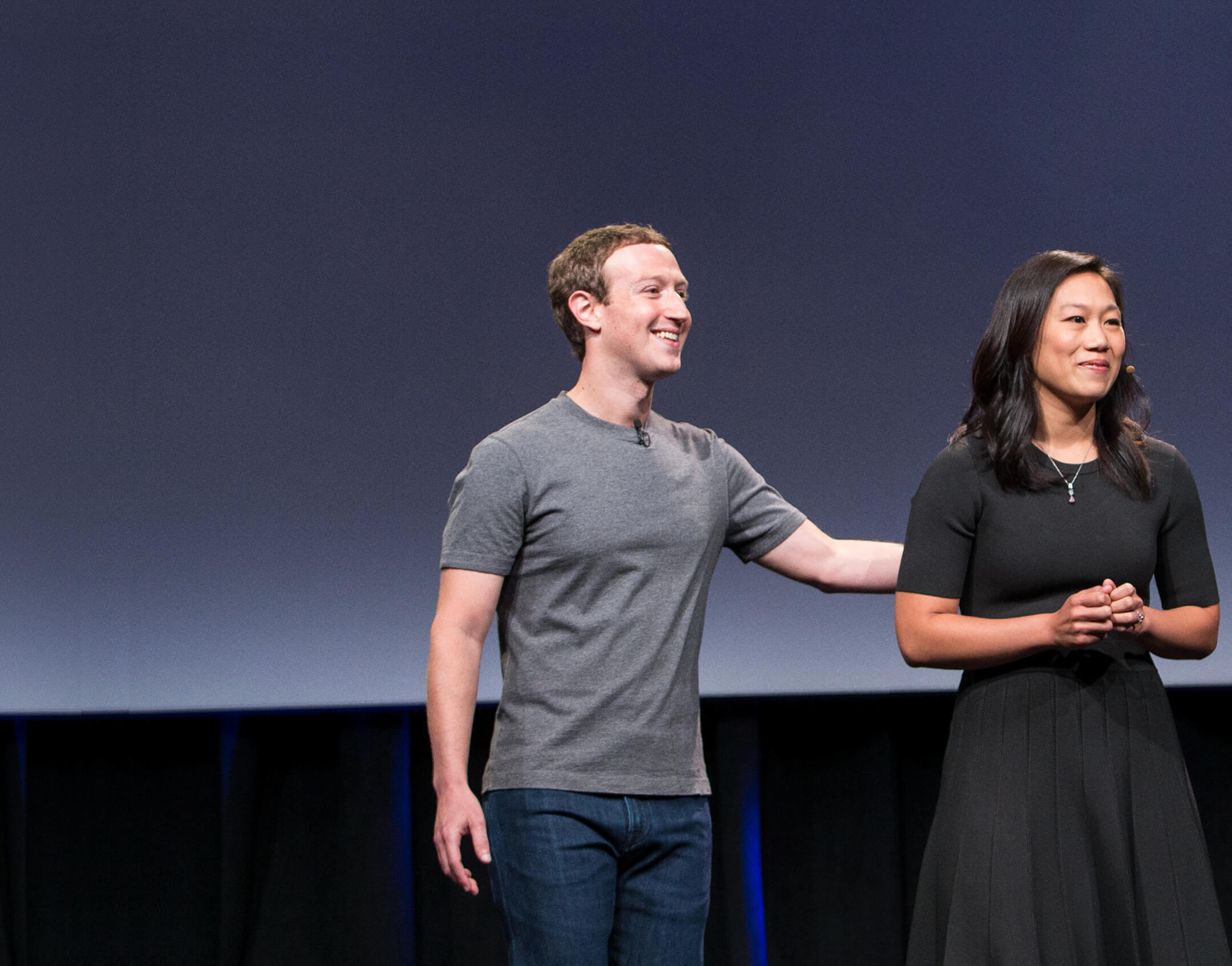 Our Co-founders and Co-CEOs, Mark Zuckerberg and Priscilla Chan, launching our work in science and announcing support of the Chan Zuckerberg Biohub at the University of California, San Francisco.