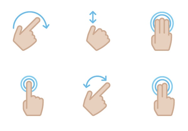 Gesture Icons pt.2 by Kyle Adams