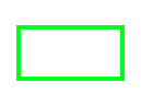 A drawing of a rectangle