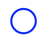 A drawing of a circle