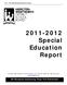 2011-2012 Special Education Report