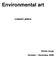 Environmental art. Lesson plans