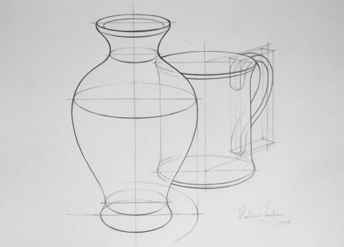 Drawing objects as if they are transparent
