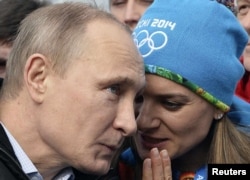 Владимир Путин и Елена Исинбаева
