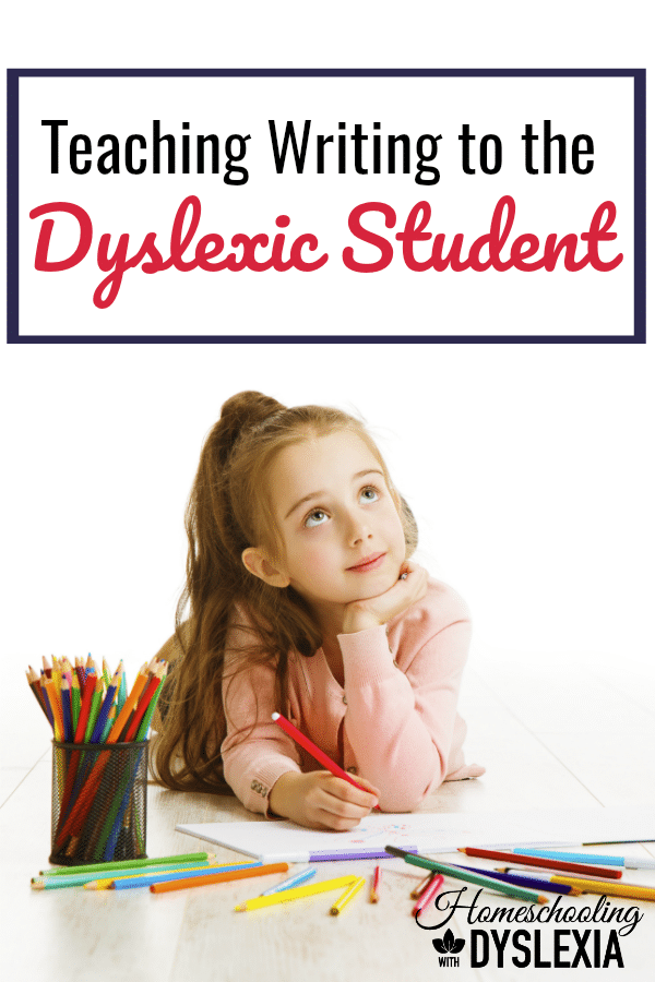 Dyslexia is known as a reading disability but it also impacts writing ability. Let