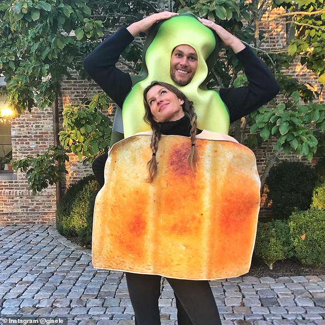 The avocado to her toast: While Gisele credits herself with getting Tom to eat better, she notes that he is so dedicated to being healthy their 