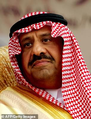 The real Prince Khalid bin Abdul Aziz al-Saud is pictured 