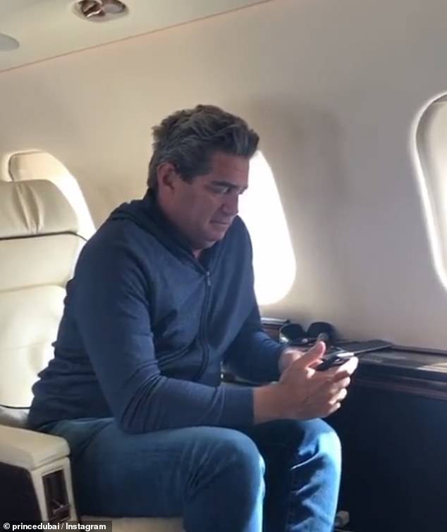Jeffrey Soffer is seen in an August 2017 video posted on the fake prince