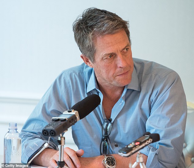 Hot stuff: Hugh Grant has given a rare insight into fatherhood, in a candid chat while promoting his new movie A Very English Scandal