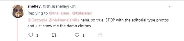 Twitter user Melissa, a PR assistant, shared the image of the model wearing the coat backwards saying it was the reason why she found it 