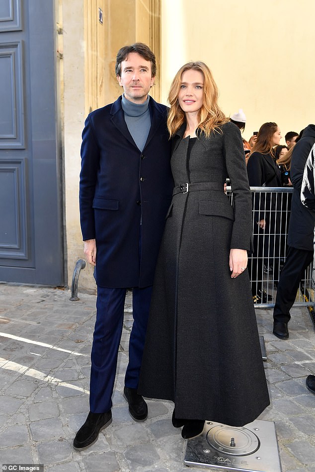 Set to wed: Natalia Vodianova and Antoine Arnault were seen for the first time since sharing the news of their engagement at Dior