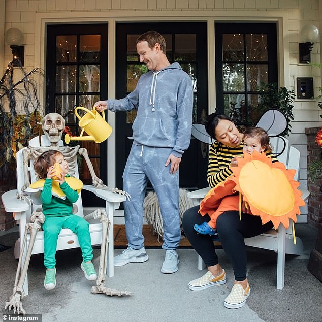 Zuckerberg and Chan are notoriously private, and only share curated clips and images of their family life. However, Business Insider alleges their family office has been roiled by various serious allegations of misconduct. The couple and their children are pictured in a 2019 snap