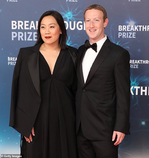 The personal office of Facebook CEO Mark Zuckerberg and his wife Priscilla Chan has been hit with bombshell claims of assault, sexual harassment, racism and transphobia. The powerful couple is pictured in 2019