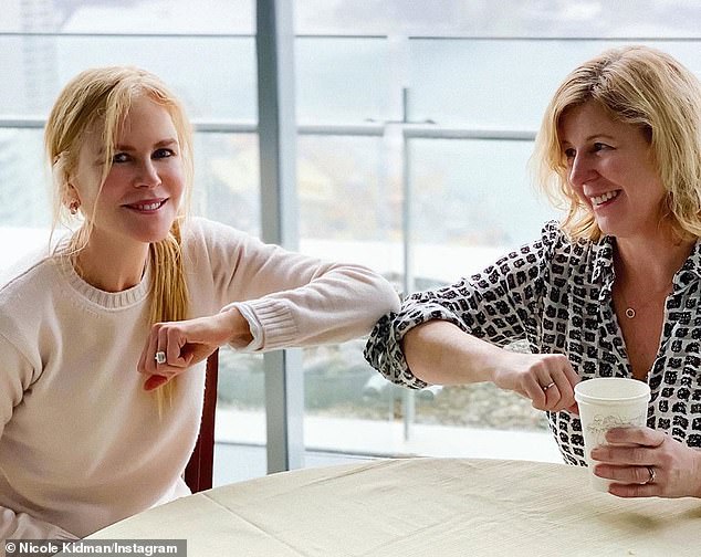 Latest project: Nicole Kidman (left) told fans on Saturday that she 
