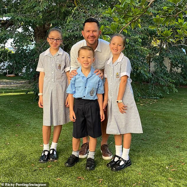 When he was just eight months old Fletcher (pictured centre) caught a hospital borne MRSA infection which was about to start eating the flesh from his stomach