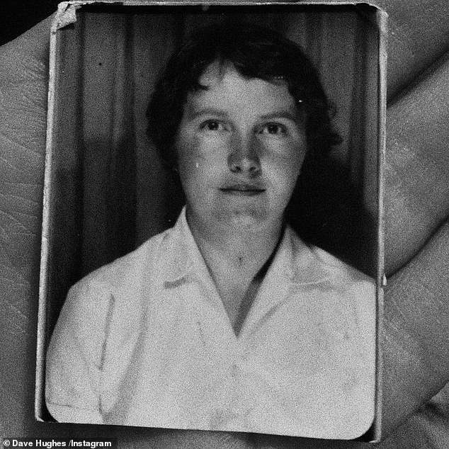 For mum: The Masked Singer Australia judge posted a black and white image to Instagram, showing his mother, Carmel, in her younger years. The 49-year-old revealed that it was his mum