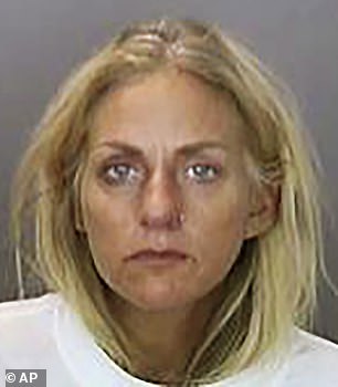 Courtney Pandolfi, 40, lost control of her Jeep. She was booked into Orange County Jail on suspicion of murder, DUI drugs causing bodily injury and driving on a suspended license
