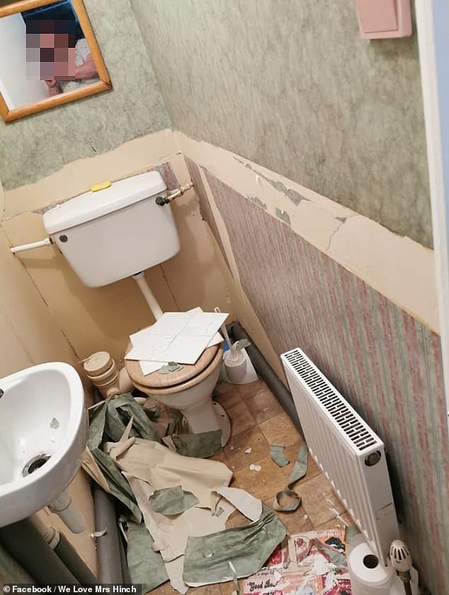 A DIY-wiz revealed how she revamped her bathroom after years spent with an abusive partner. The British mother explained her partner had forbidden her to ever redecorate the house their shared