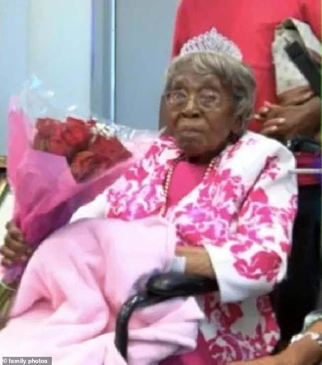 Hester Ford, from Charlotte, North Carolina, celebrated her 116th birthday this weekend, with some of her loved ones around her during a 