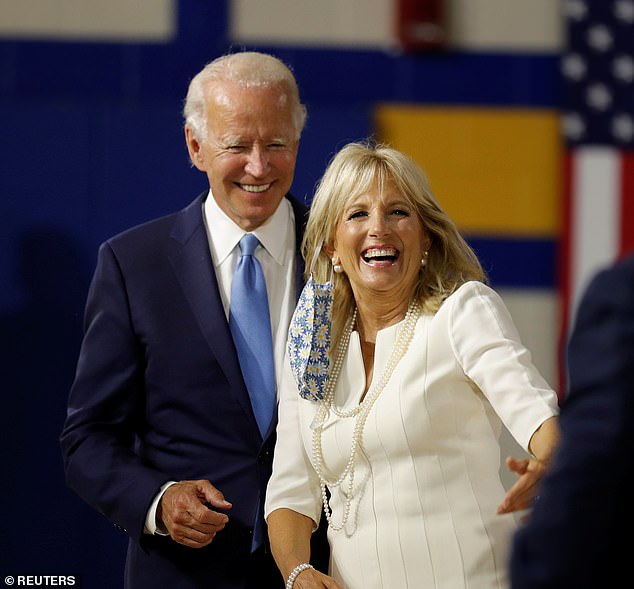 The way the Bidens tell their story, Joe saw a picture of Jill in March 1975 — after her marriage crashed — and they went on a date and have been together since