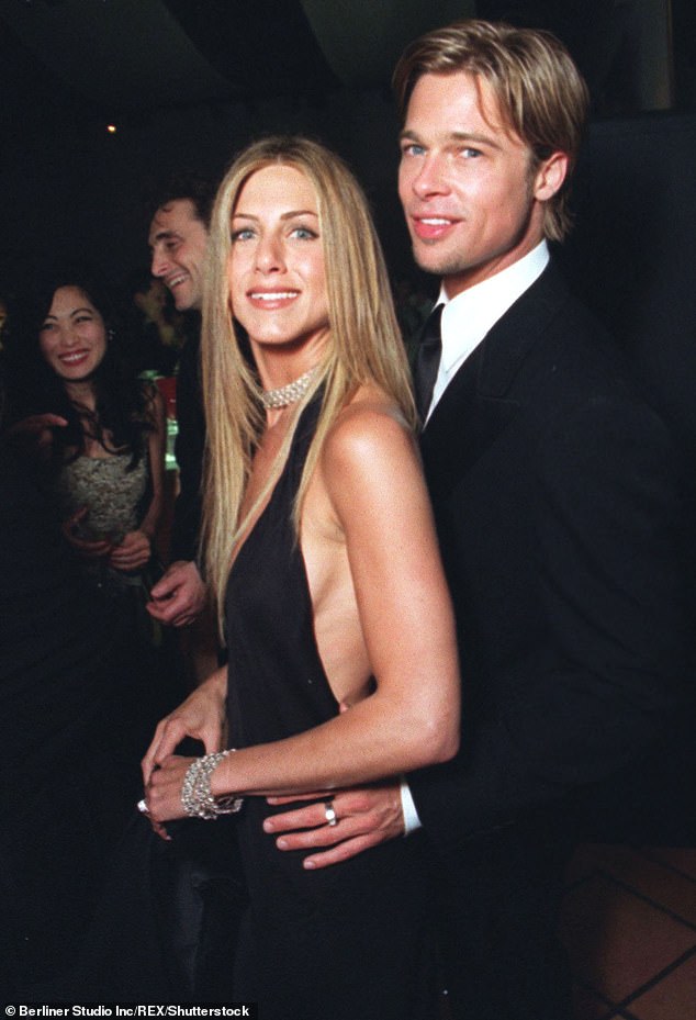 Exes: Pitt and Aniston began dating in 1998 and were married in Malibu in 2000, though they announced a separation in early 2005; pictured in 2000