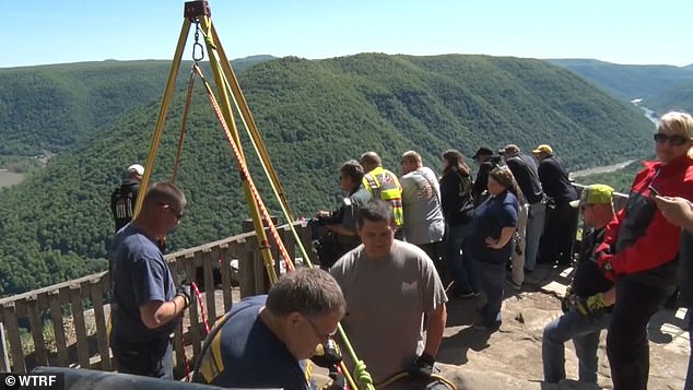 Authorities launched a large-scale search on May 31 after Rodney claimed his wife had fallen from Grandview Park overlook