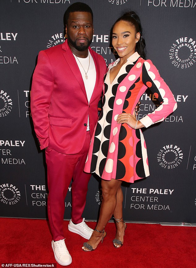 As seen this February: 50 Cent has spent the last several months in a relationship with black lawyer and model Jamira 