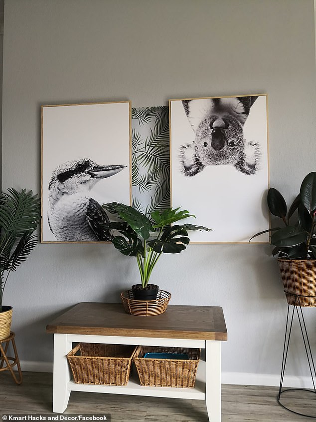 A Kmart customer has shared the amusing mistake her Australian husband made after attempting to hang the popular $19 koala print on their living room wall