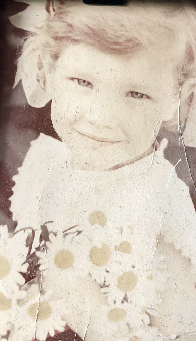 Natalia, pictured when she was five years old, grew up in a family struggling financially after her father walked out on her mother leaving her to bring up their daughters alone