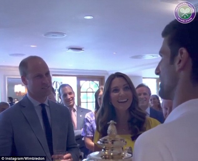 Prince William revealed that he and Kate and trying to get tennis rackets into Prince George and Princess Charlotte