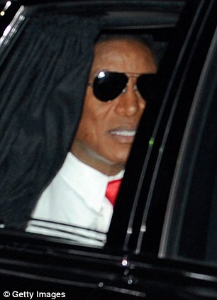 Jermaine Jackson arrives at Michael Jackson
