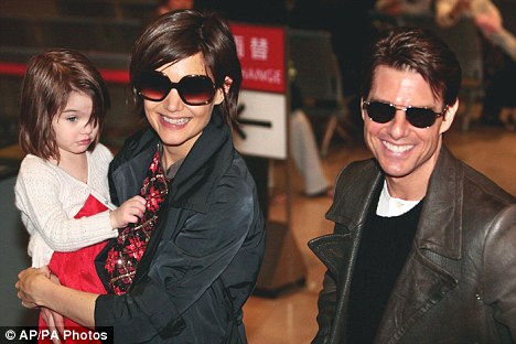 New mum: Tom has gone on to have daughter Suri with Katie Holmes, who Nicole