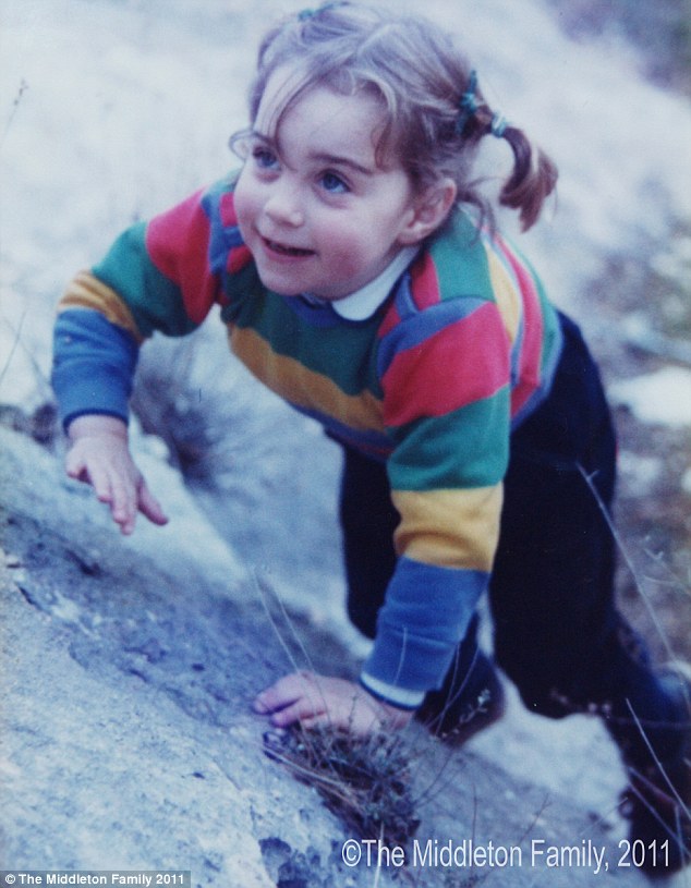 - family photographs. Catherine aged three and a half on holiday in the Lake District