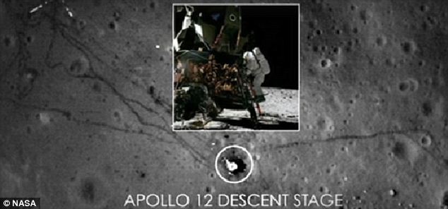 Burning desire: The Apollo 12 descent stage left a huge scorch mark on the Moon