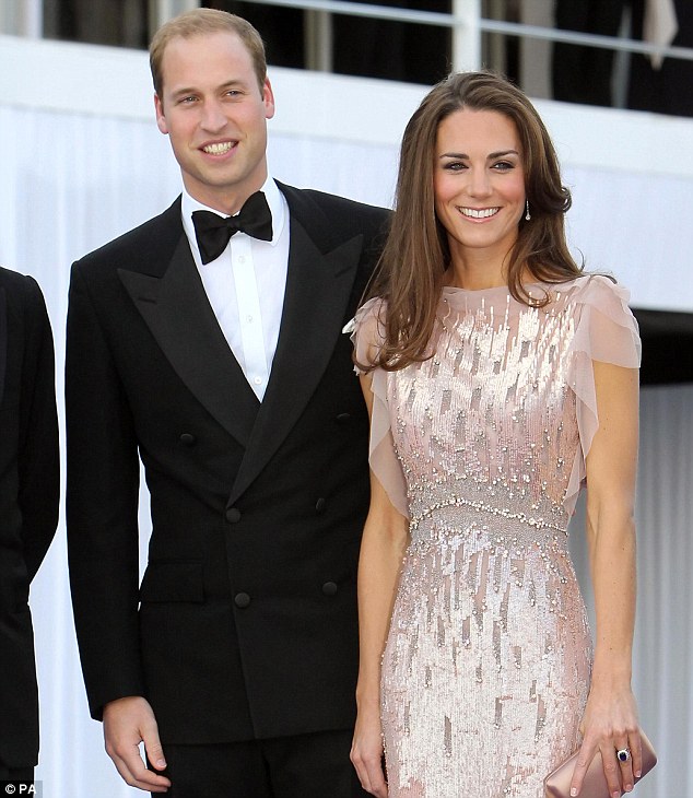 Perfect smile: In July the Duchess of Cambridge teeth looked flawless, just like her husband
