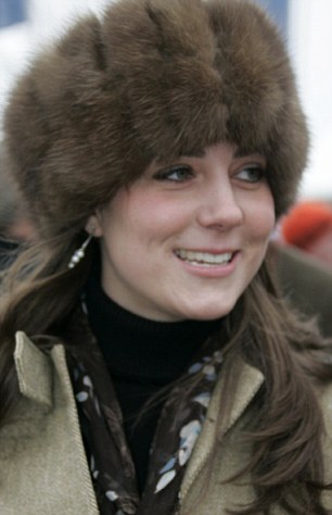 Before and after: The former Kate Middleton in 2006 (left) and on tour in Canada