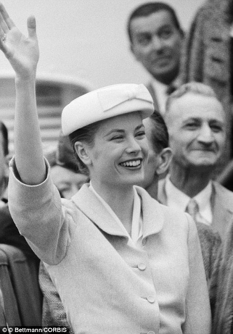 The animated face of Kelly radiates happiness on board the liner, Constitution, as she leaves from New York for Monaco to become the bride of Prince Rainier
