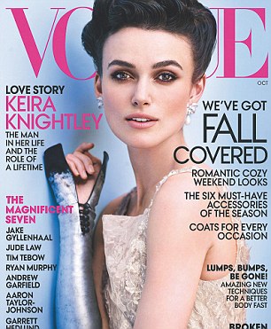 Troubled star: Keira Knightley told Vogue magazine how her fame became too much to handle and left her with no life outside of acting