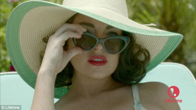 Icon: Lindsay Lohan has worked hard portraying Elizabeth Taylor