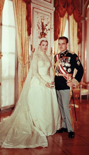 Actress Grace Kelly (later Princess Grace of Monaco) and His Serene Highness Prince Rainier III of Monaco on 19th April 1956.
