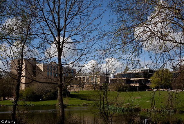 Revealing: The email has caused quite a commotion among students at Bath University, pictured