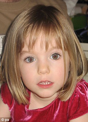 Mystery: Madeleine McCann went missing on May 3, 2007 during a family holiday in Praia da Luz, Portugal