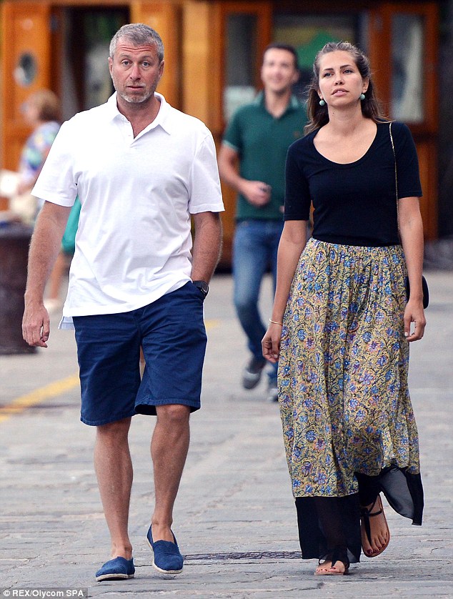 The couple take a walk through the streets of Portofino on Monday afternoon