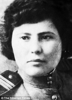Galina in her days as an intelligence agent in the Red Army